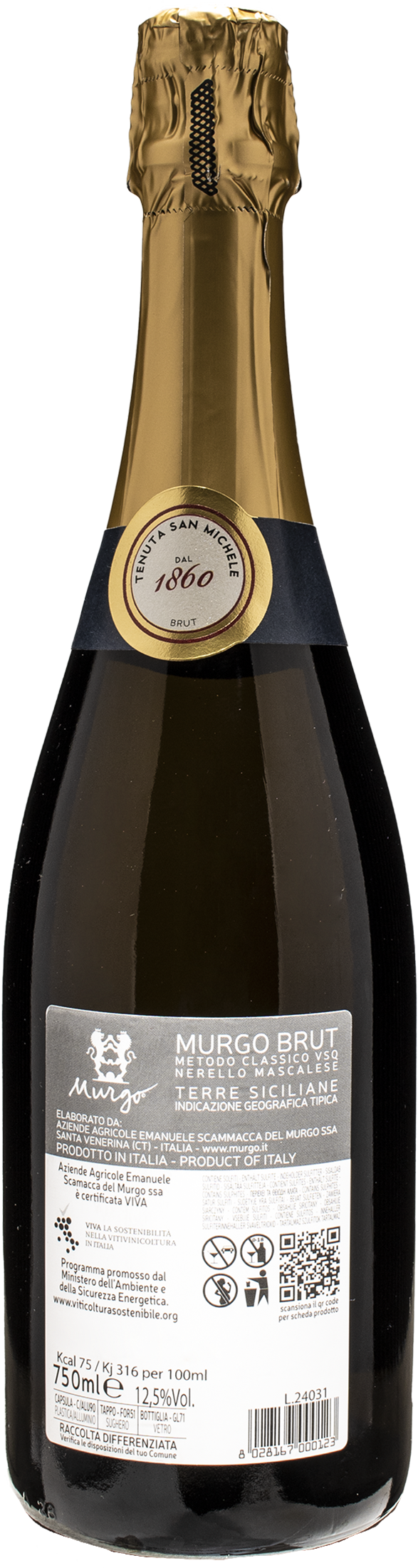 Murgo Brut Metodo Classico Nerello Mascalese 2022