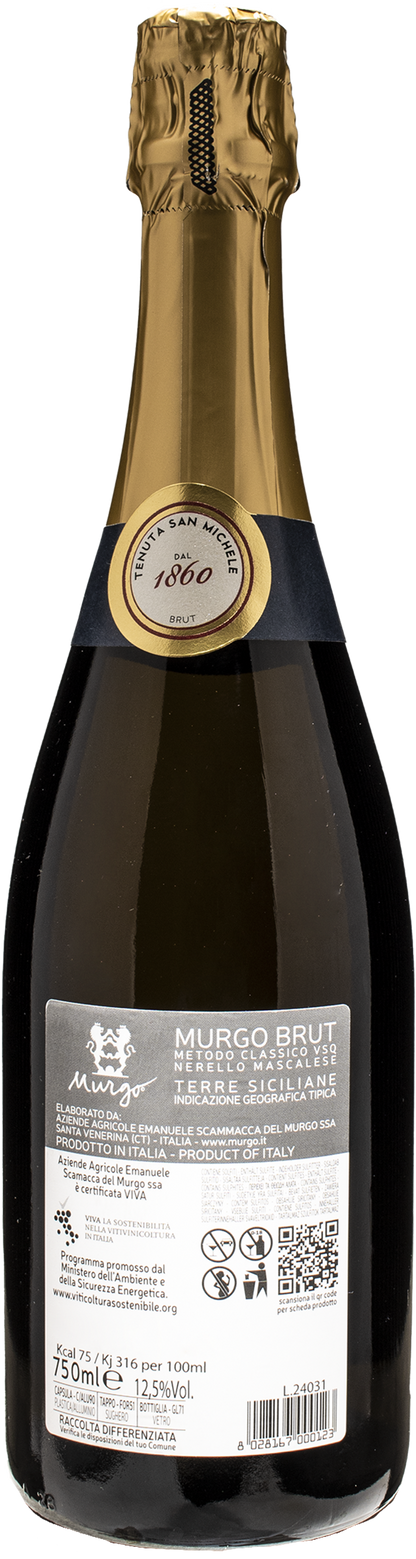 Murgo Brut Metodo Classico Nerello Mascalese 2022