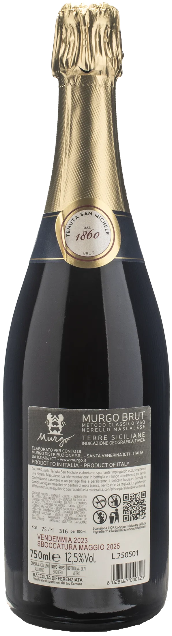 Murgo Brut Metodo Classico Nerello Mascalese 2023
