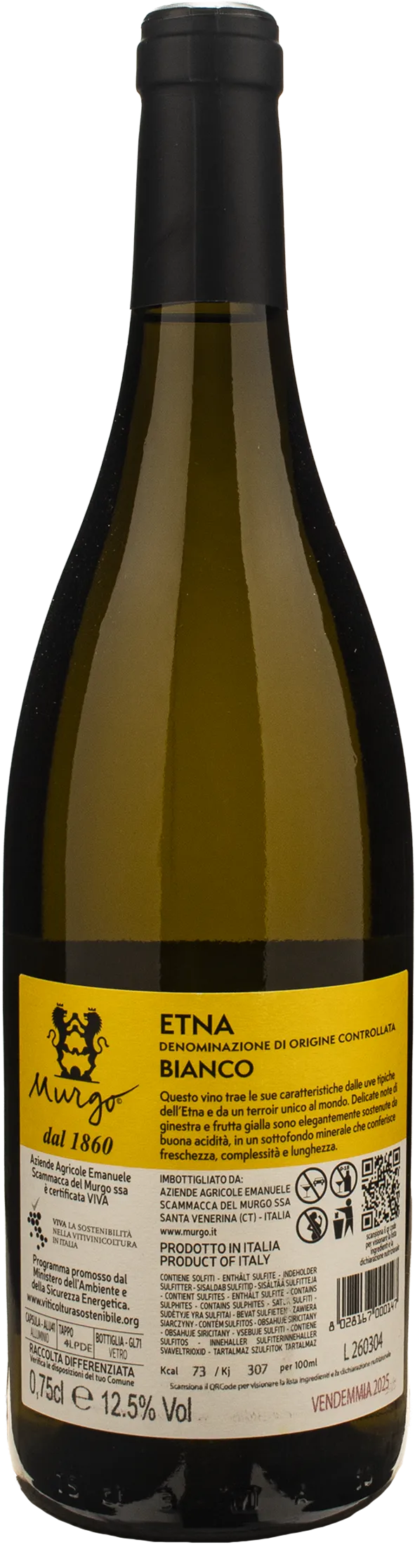 Murgo Etna Bianco 2025