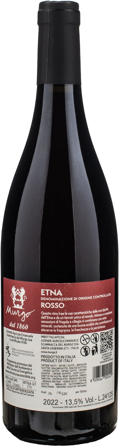 Murgo Etna Rosso 2022