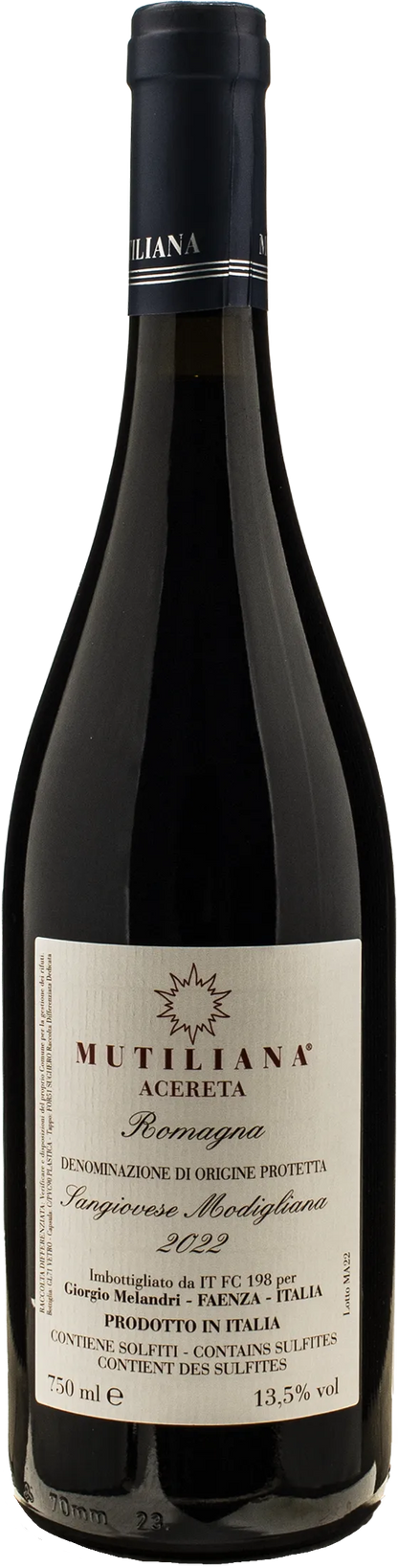 Mutiliana Romagna Sangiovese Modigliana Acereta 2022