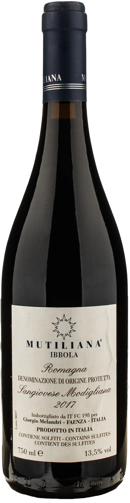Mutiliana Romagna Sangiovese Modigliana Ibbola 2017