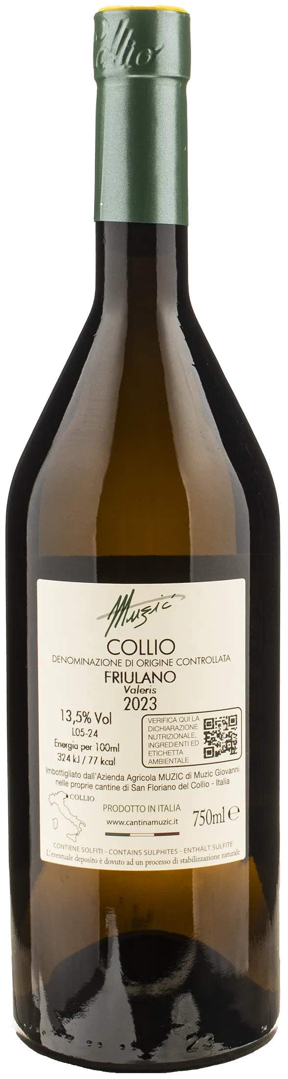 Muzic Collio Friulano Valeris 2023