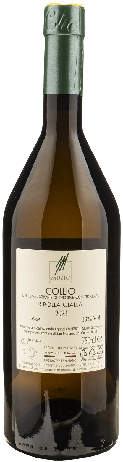 Muzic Collio Ribolla Gialla 2023
