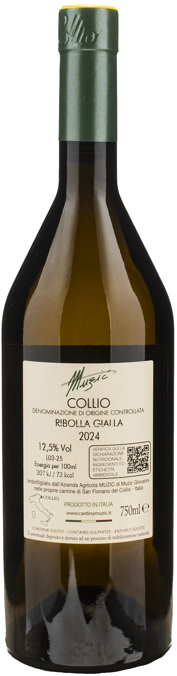 Muzic Collio Ribolla Gialla 2024