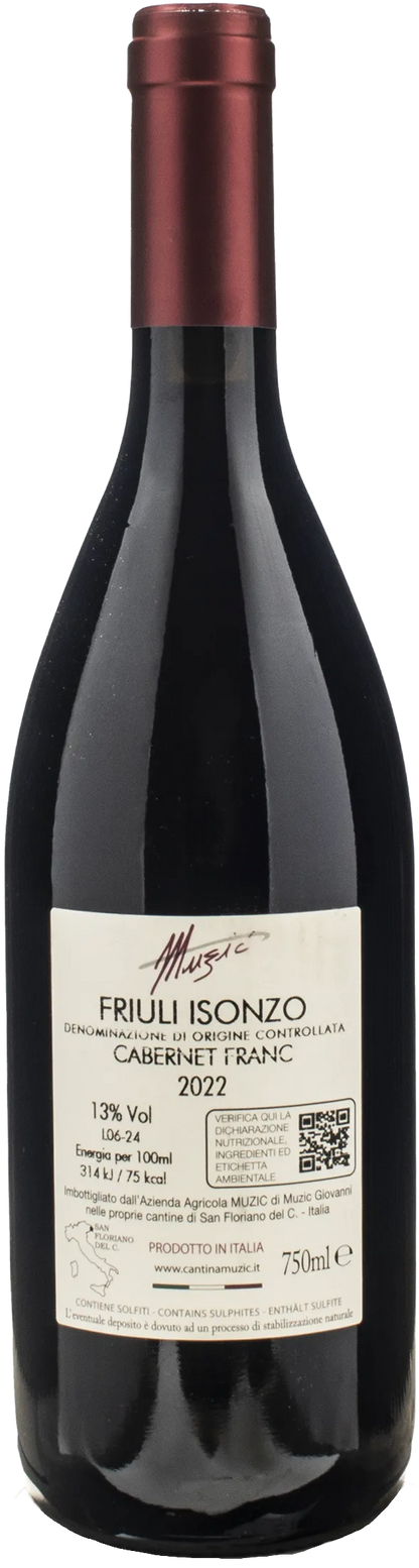 Muzic Friuli Isonzo Cabernet Franc 2022