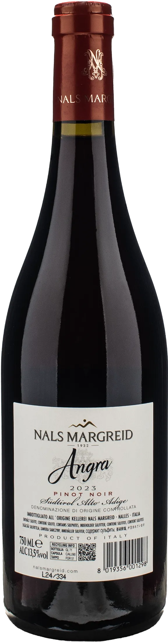 Nals Margreid Pinot Nero Angra 2023