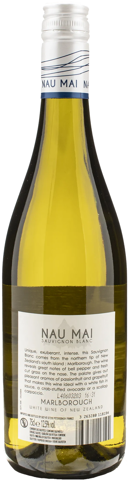 Nau Mai Sauvignon Blanc Marlborough 2023