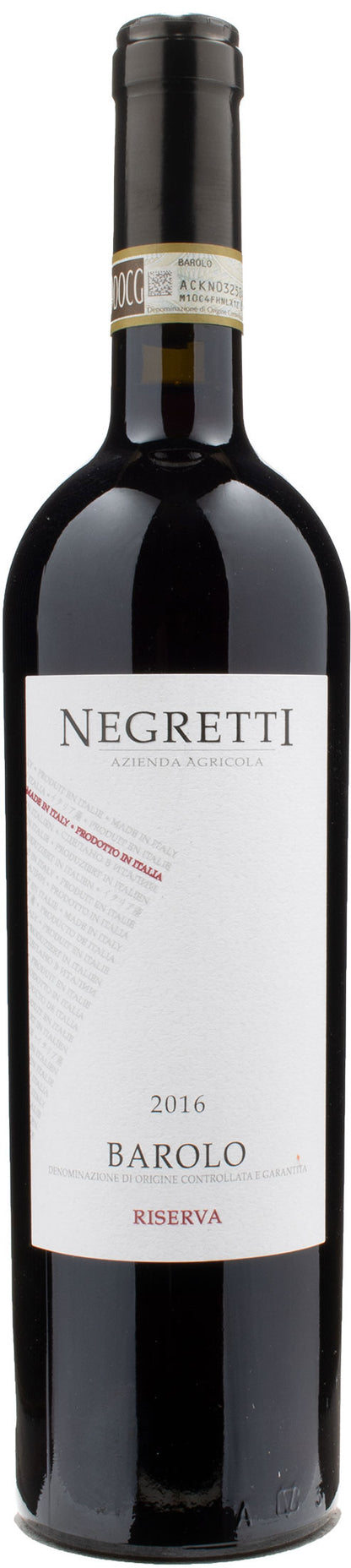 Negretti Barolo Riserva 2016