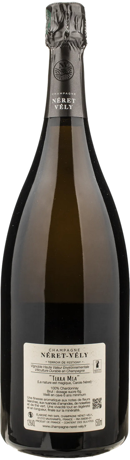 Neret Vely Champagne Blanc de Blancs Brut Terra Mia Magnum