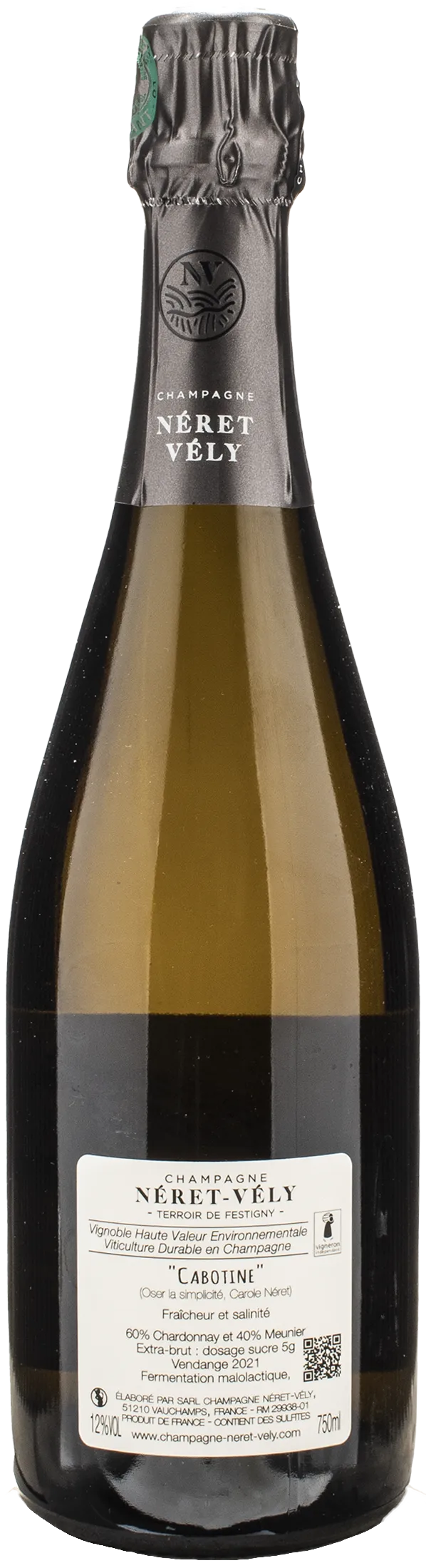 Neret Vely Champagne Cabotine Extra Brut