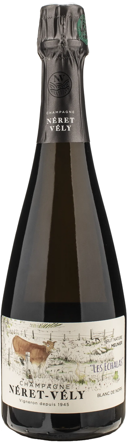 Neret Vely Champagne Meunier Blanc de Noirs Brut Nature Les Echalas