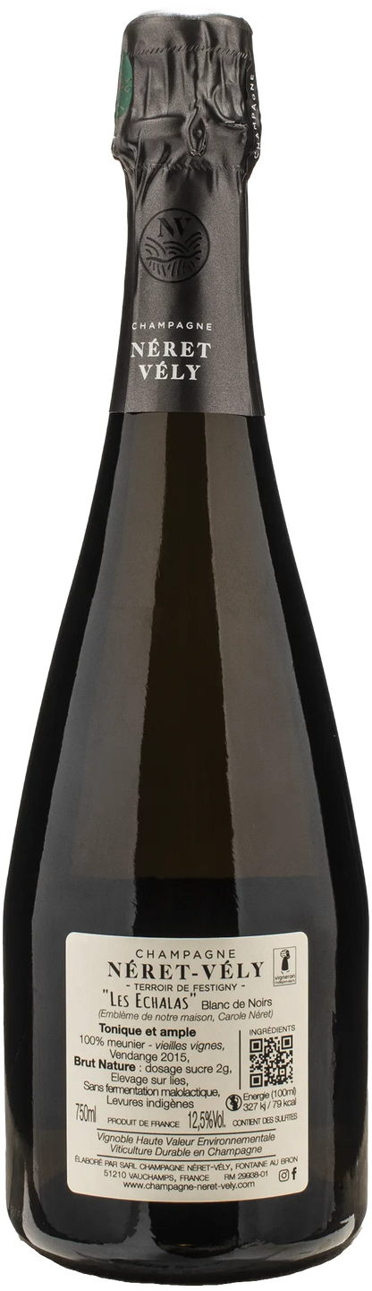 Neret Vely Champagne Meunier Blanc de Noirs Brut Nature Les Echalas