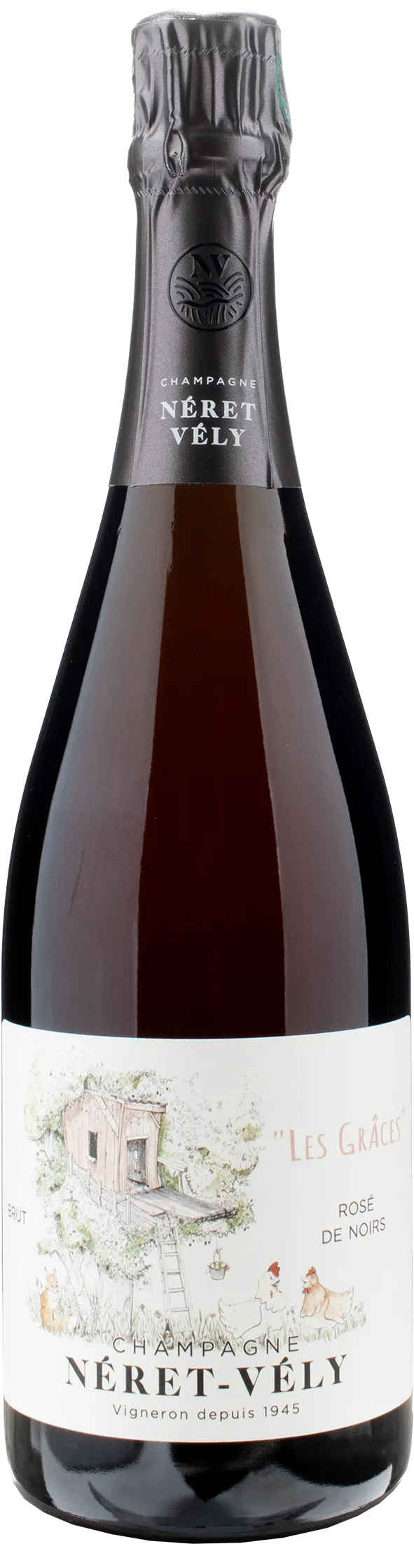 Neret Vely Champagne Les Graces Rosé De Noirs Brut