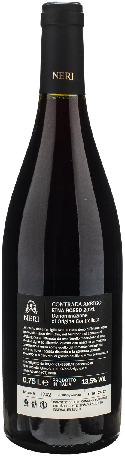 Neri Etna Rosso Contrada Arrigo 2021