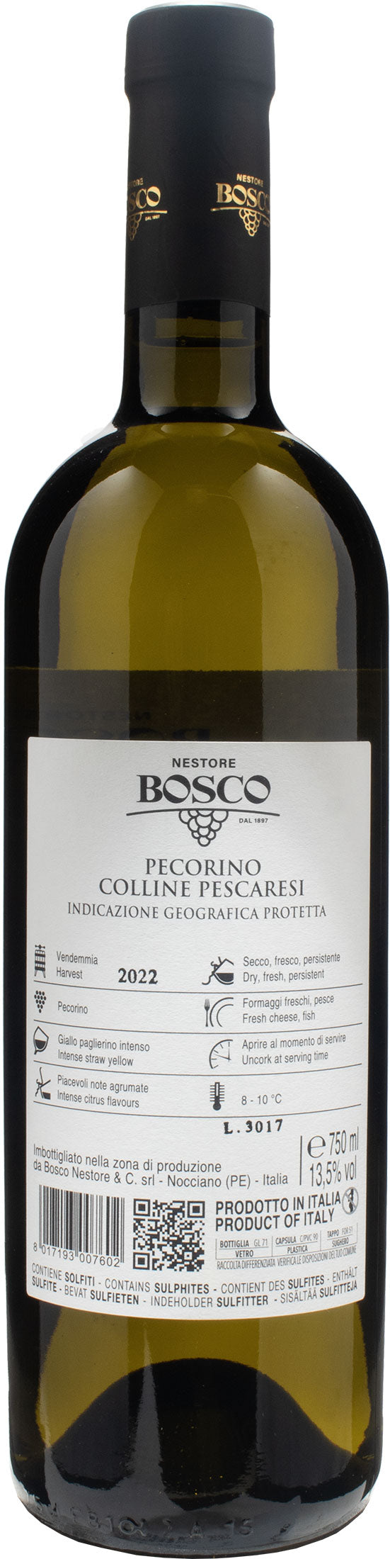 Nestore Bosco 1897 Pecorino 2022