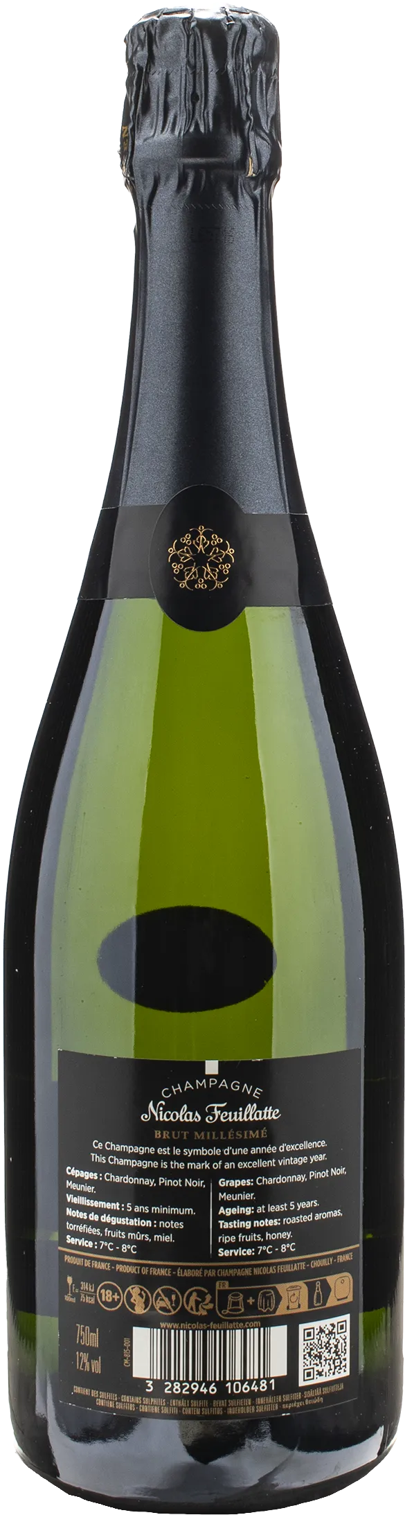 Nicolas Feuillatte Champagne Millesimé Brut 2015