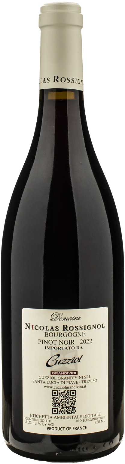Nicolas Rossignol Bourgogne Pinot Noir 2022