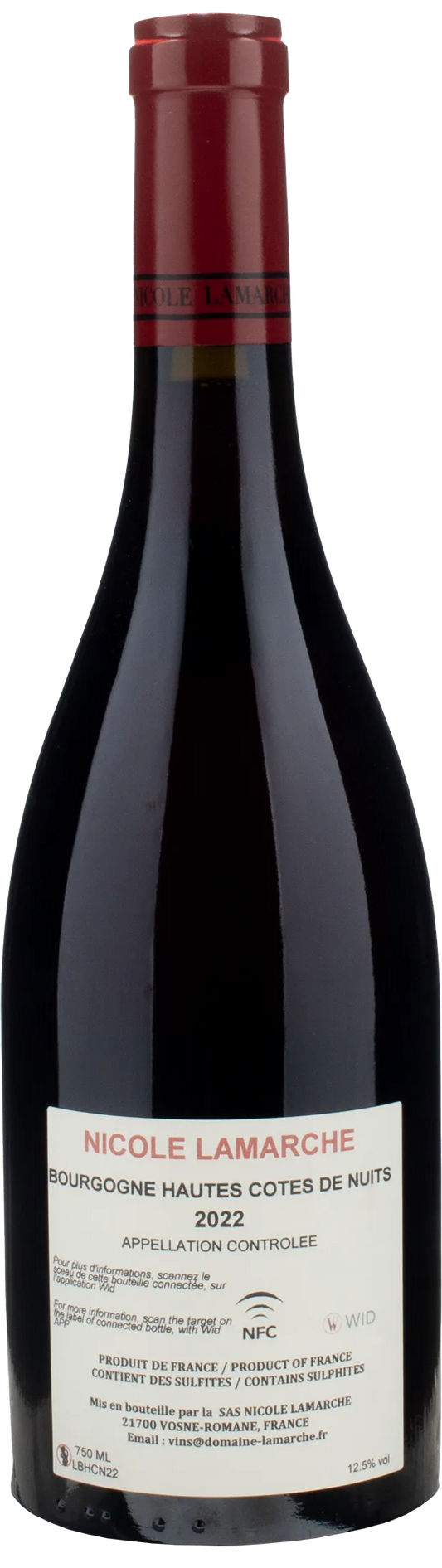 Nicole Lamarche Bourgogne Hautes Cotes de Nuits 2022