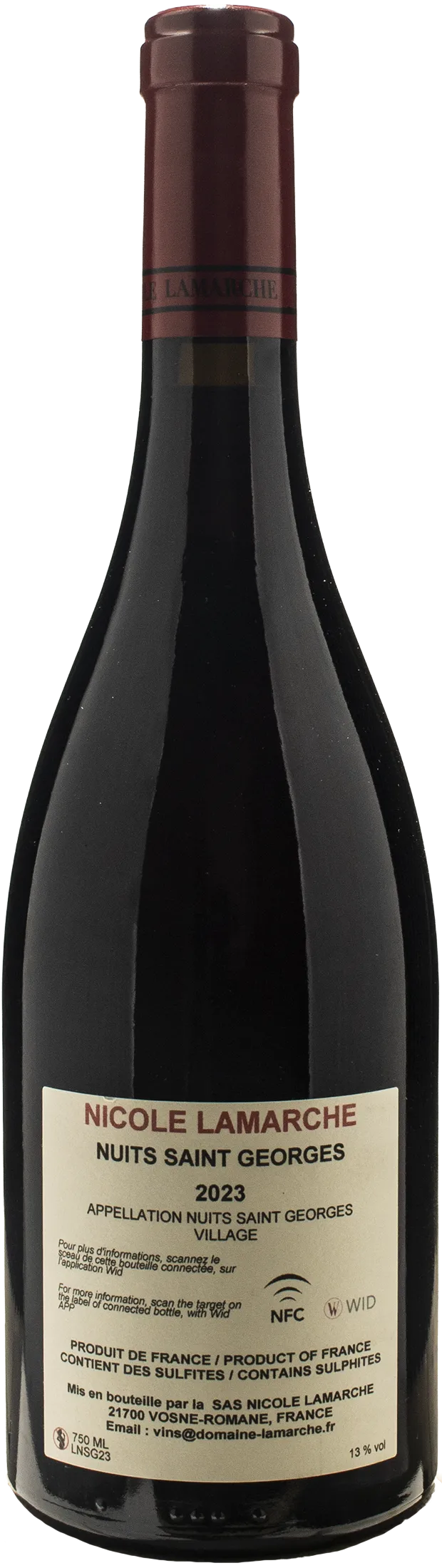 Nicole Lamarche Nuits Saint Georges Village 2023