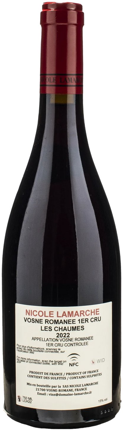 Nicole Lamarche Vosne Romanee 1er Cru Les Chaumes 2022