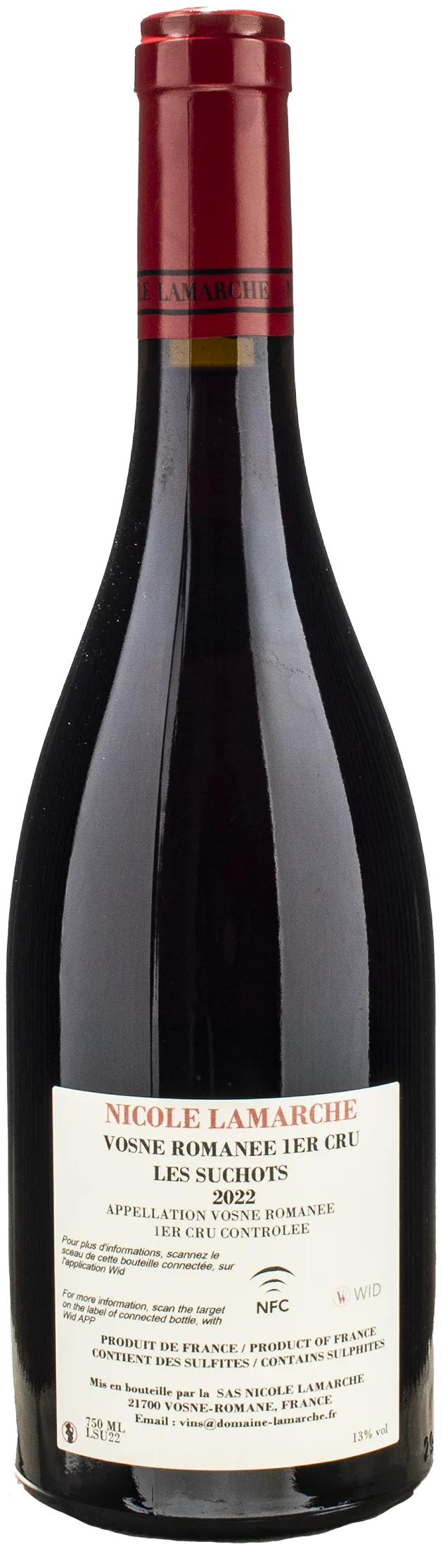 Nicole Lamarche Vosne Romanee 1er Cru Les Suchots 2022