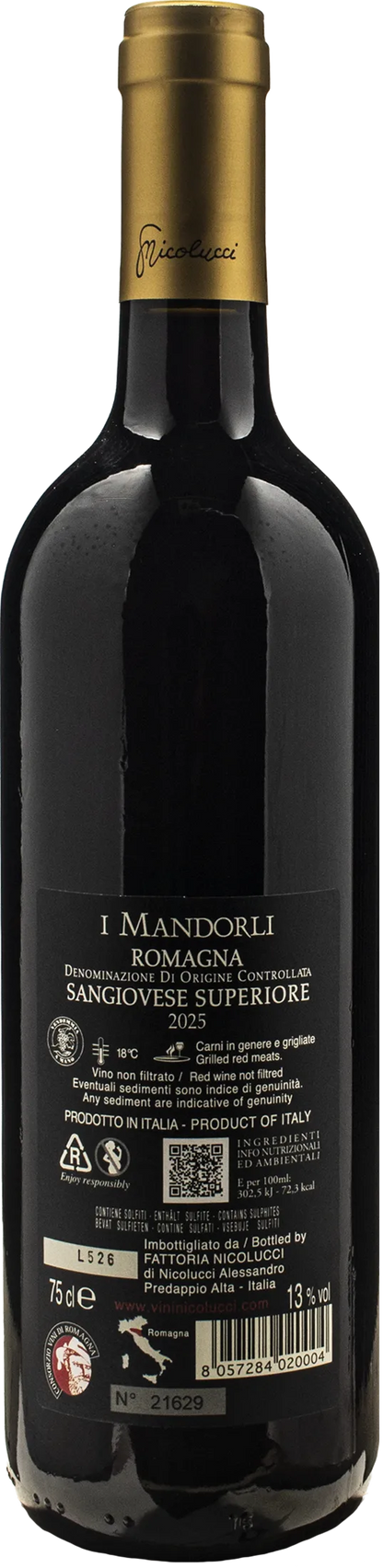 Nicolucci Sangiovese Superiore I Mandorli 2025