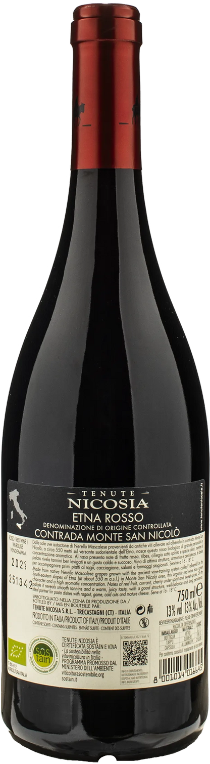 Nicosia Etna Rosso Monte San Nicolo 2021