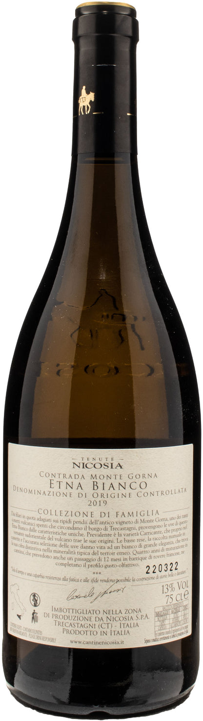 Nicosia Monte Gorna Etna Bianco Vecchie Viti 2019