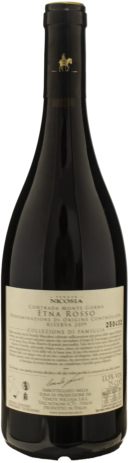 Nicosia Monte Gorna Etna Rosso Riserva Vecchie Viti 2019