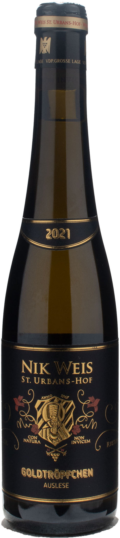 Nik Weis Mosel Riesling Piesporter GoldTropfchen Auslese 0.375L 2021