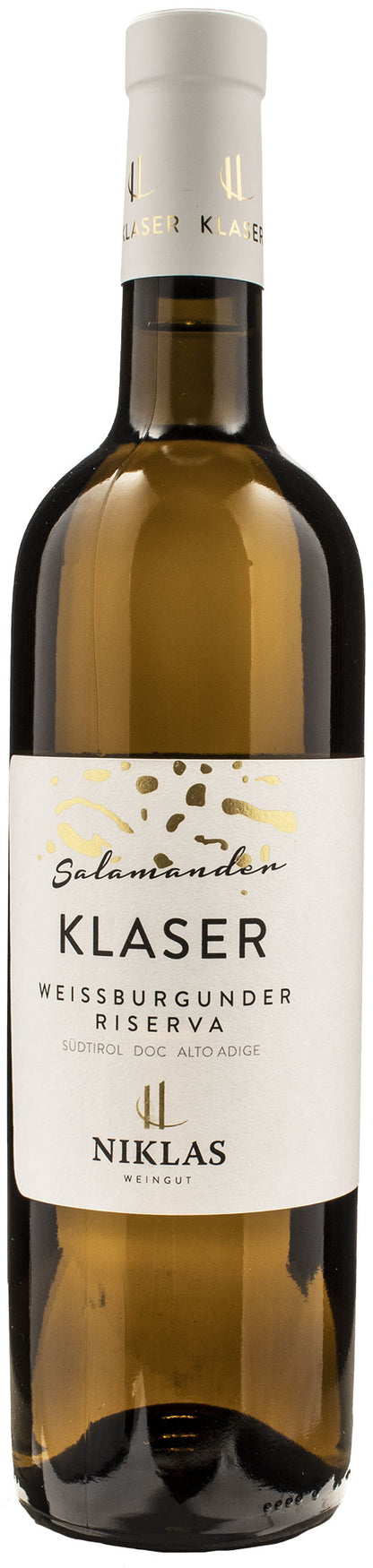 Niklas Pinot Bianco Klaser Salamander Riserva 2020