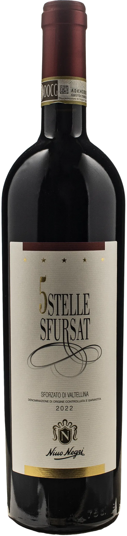 Nino Negri Valtellina Sfursat Cinquestelle 2022