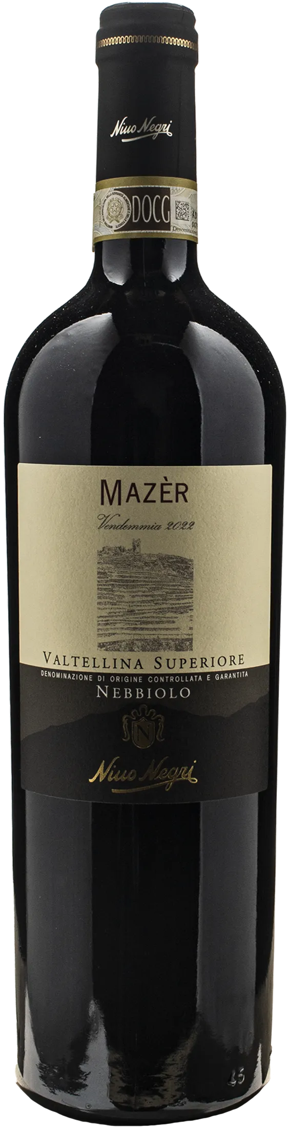 Nino Negri Valtellina Superiore Nebbiolo Mazer 2022