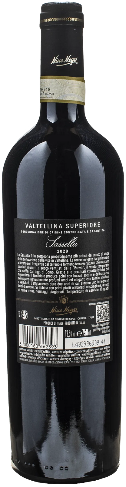 Nino Negri Valtellina Superiore Sassella 2020