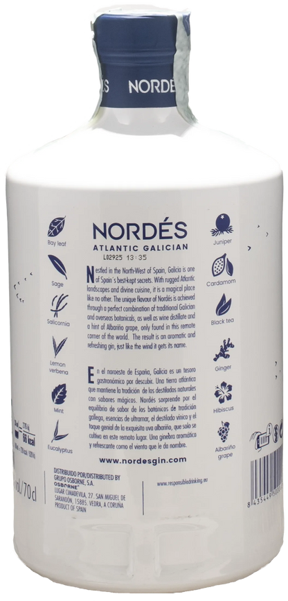 Nordes Gin The Taste Of Atlantic Spain 0.7L