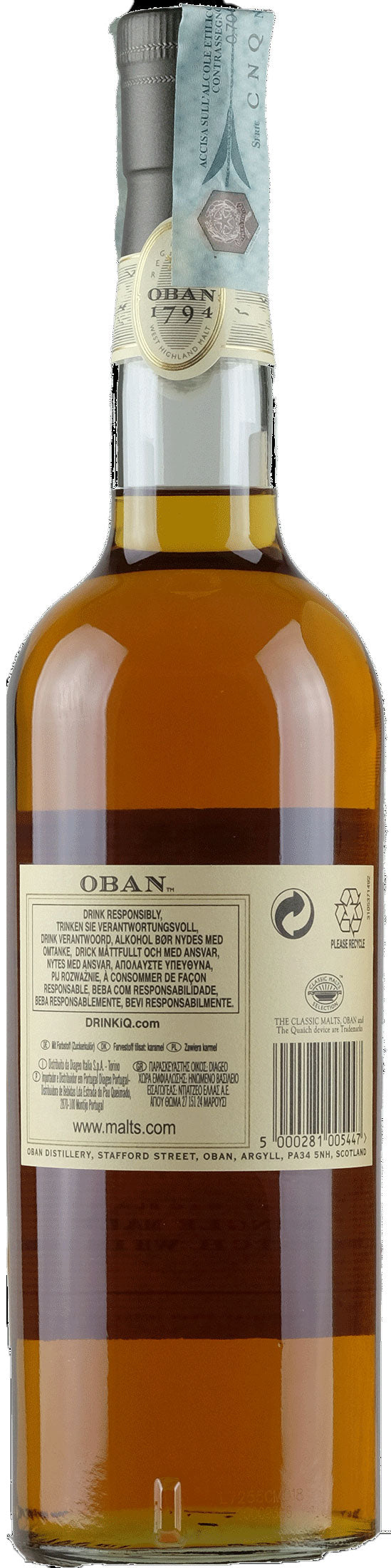 Oban Whisky 14 anni