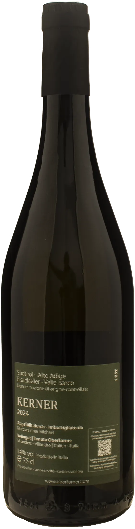 Oberfurner Alto Adige Valle Isarco Kerner 2024