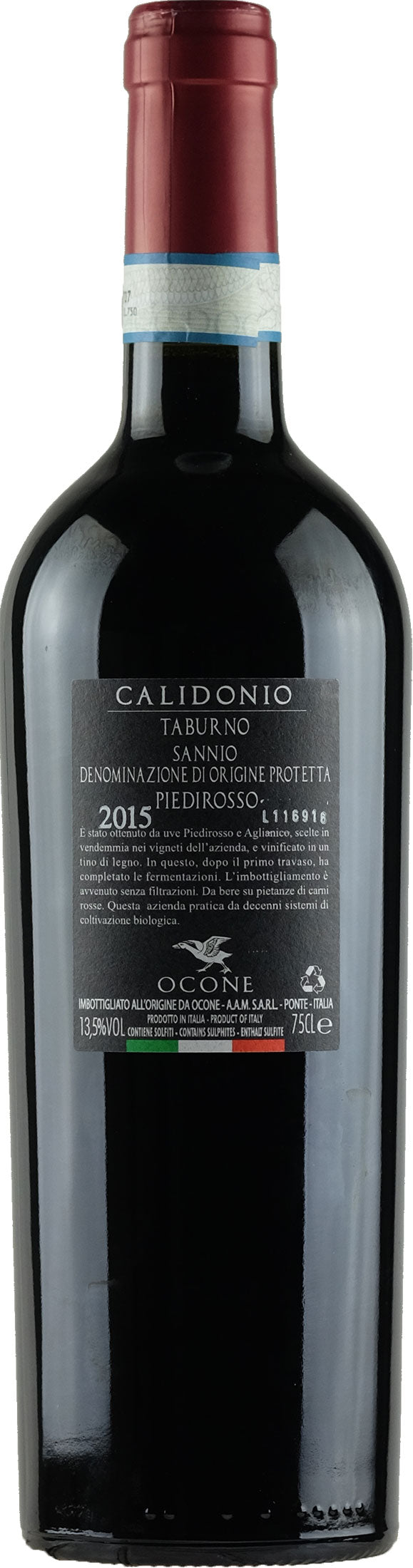 Ocone Calidonio Taburno Piedirosso Sannio 2015