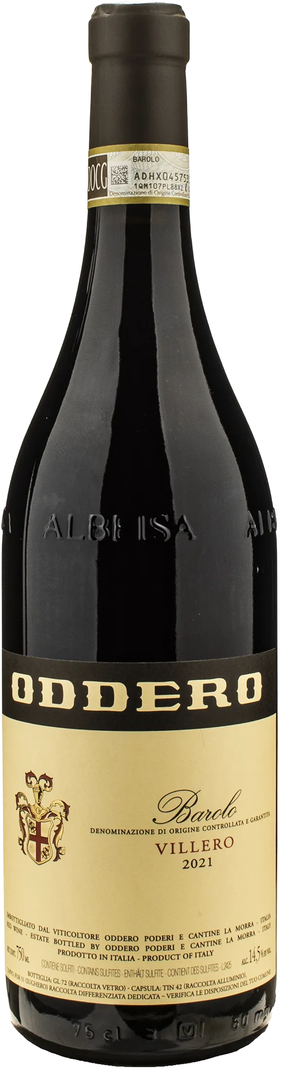 Oddero Barolo Villero 2021