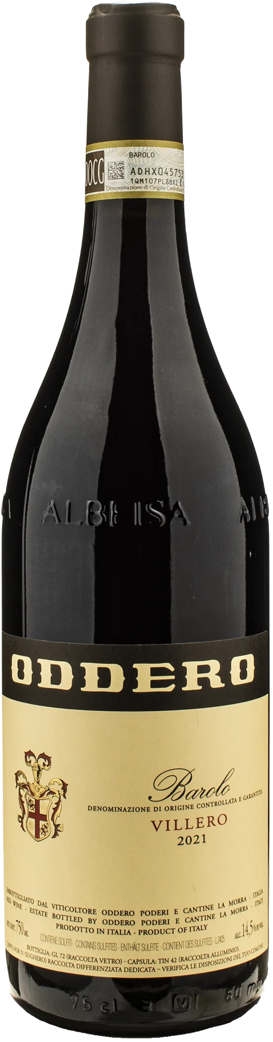 Oddero Barolo Villero 2021