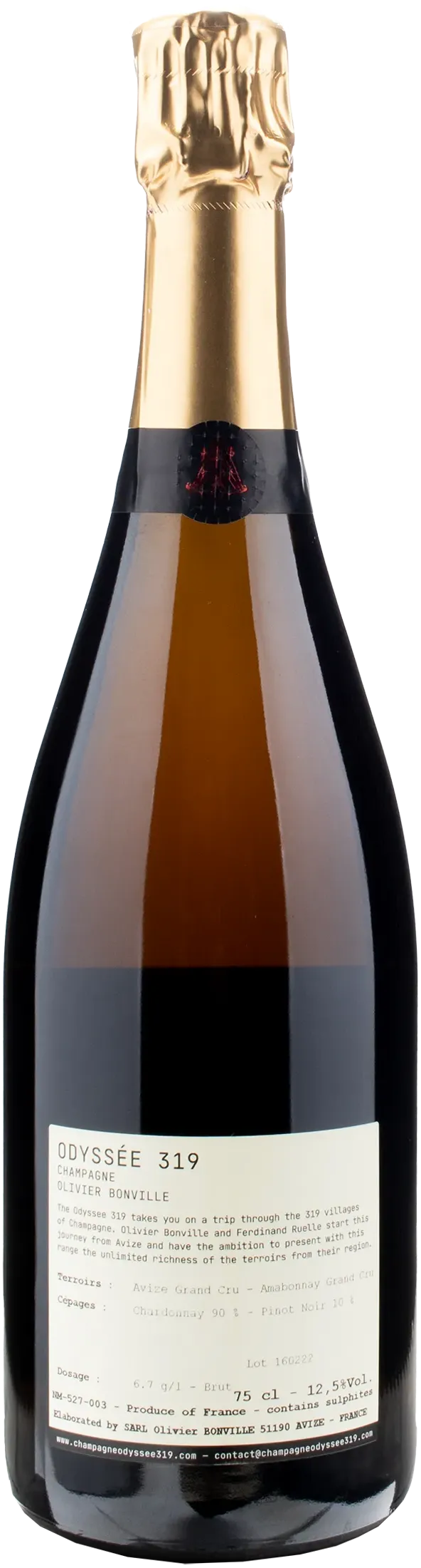 Odyssée 319 Champagne Grand Cru Rosé Brut