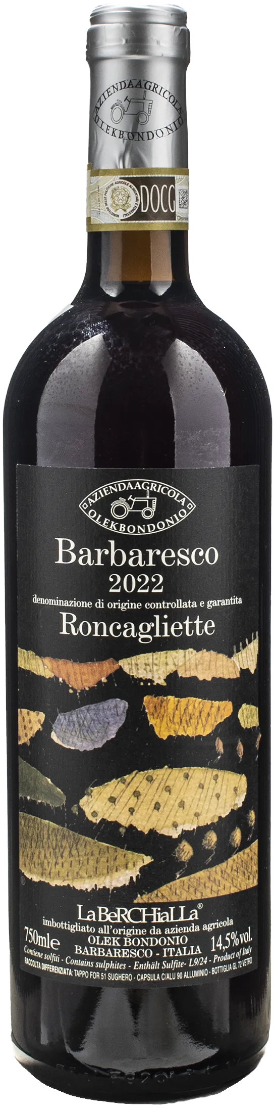 Olek Bondonio Barbaresco Roncagliette 2022