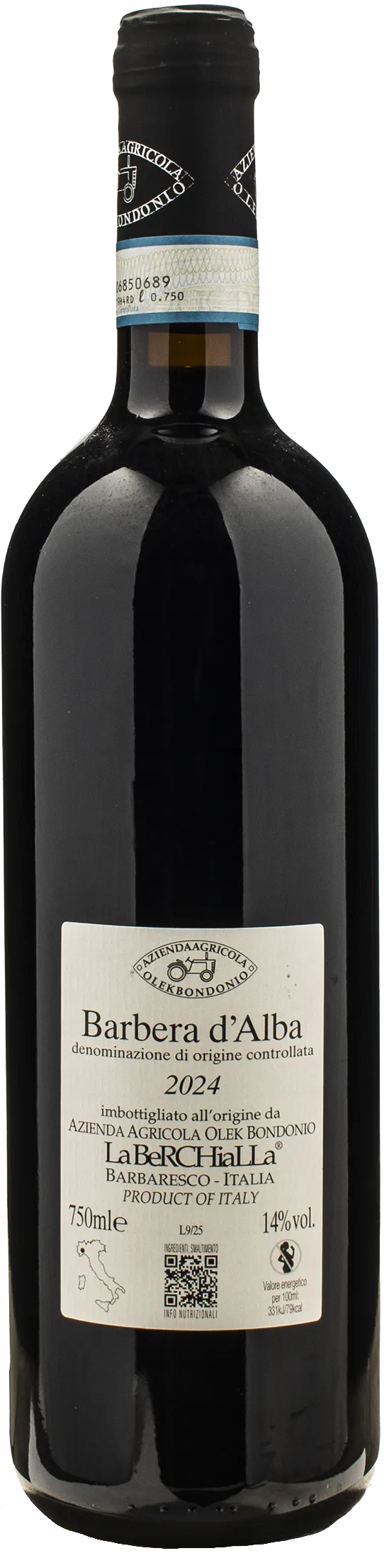 Olek Bondonio Barbera d'Alba 2024