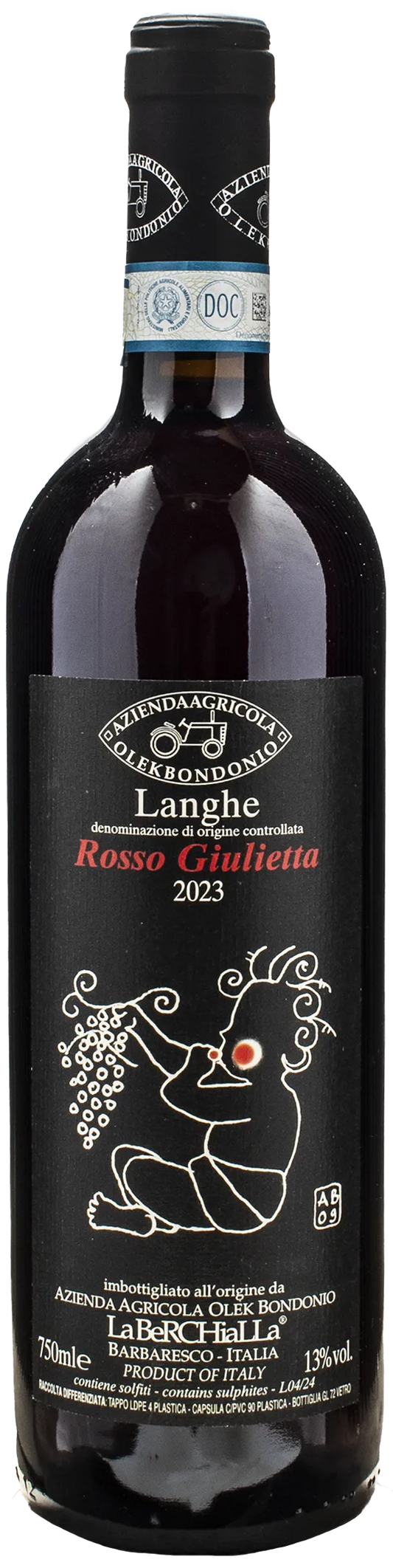 Olek Bondonio Langhe Rosso Giulietta 2023