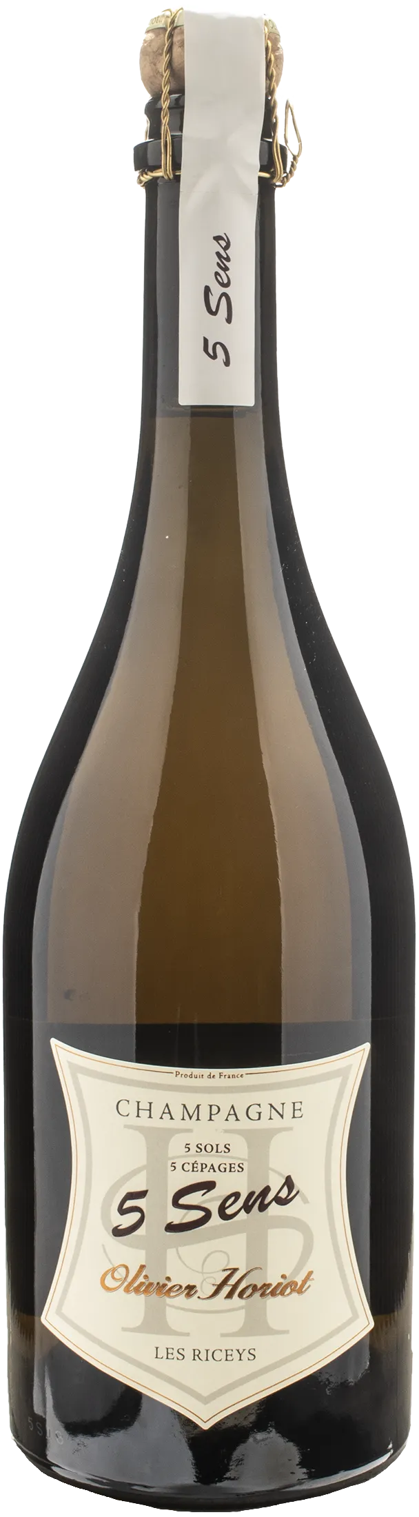 Olivier Horiot Champagne 5 Sens Les Riceys Brut Nature 2018
