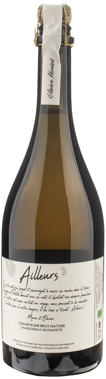 Olivier Horiot Champagne Ailleurs Brut Nature 2018