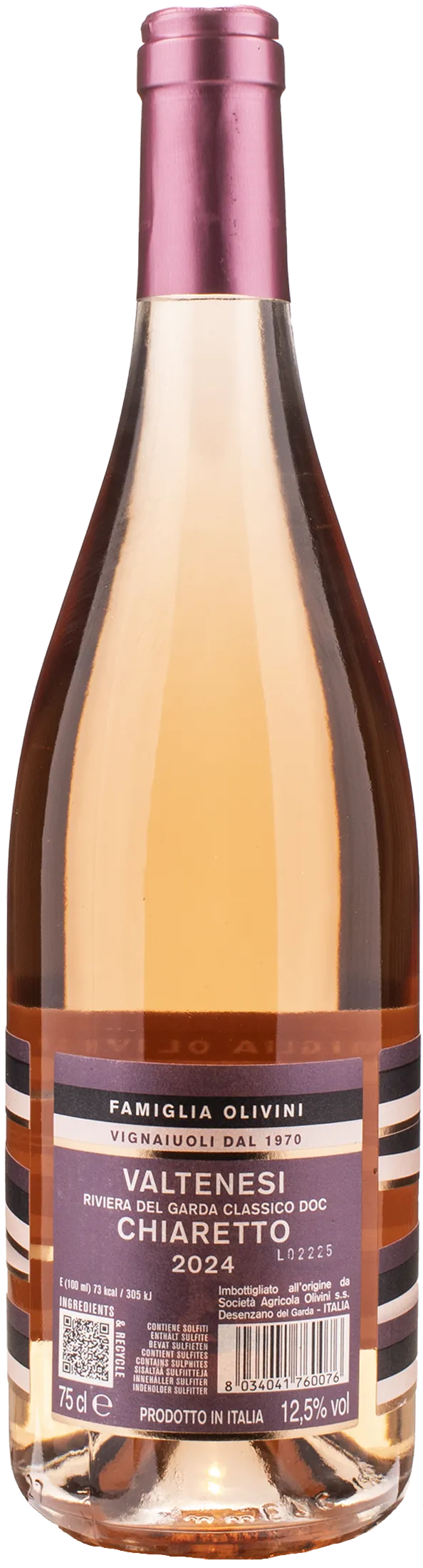 Olivini Chiaretto Valtenesi Riviera del Garda Classico 2024