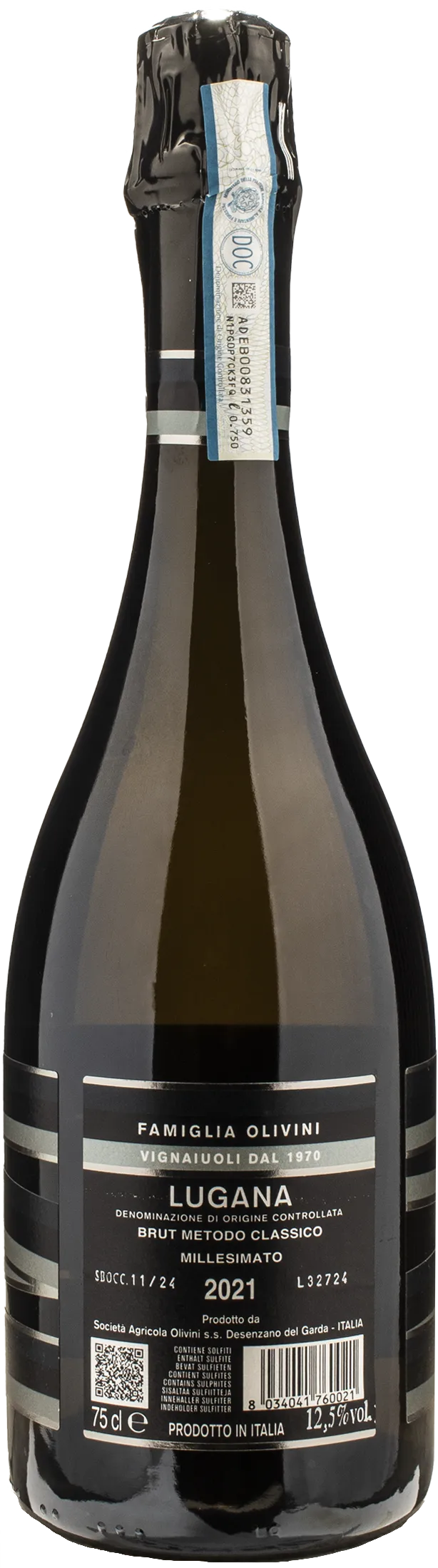 Olivini Lugana Brut Metodo Classico Brut 2021